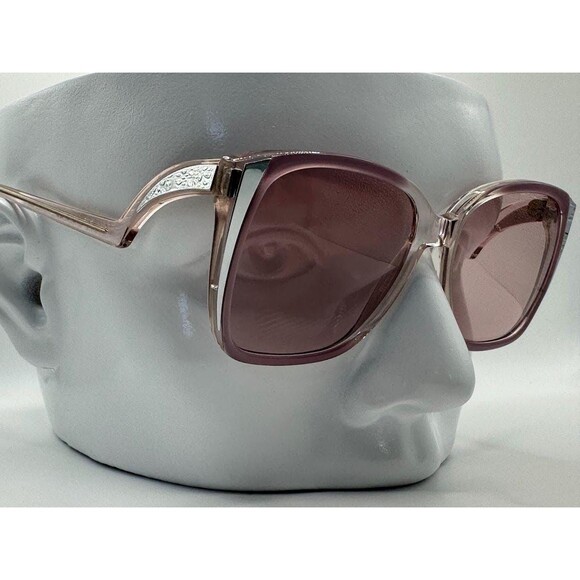 NEW Vintage Oversize Sunglasses | Non RX | Drop Temple Style Chrome |Made in USA main image 7